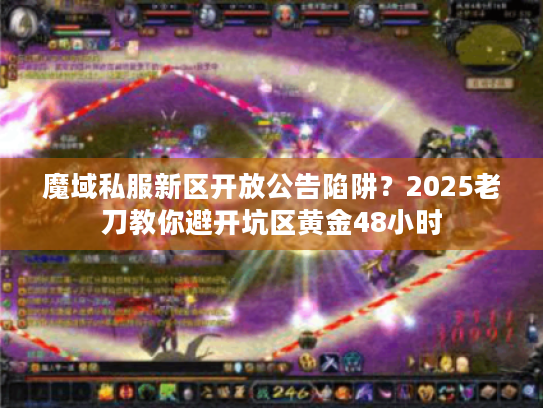 魔域私服新区开放公告陷阱？2025老刀教你避开坑区黄金48小时